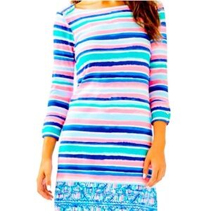 Lilly Pulitzer Sophie Multi Striped Sand Shell